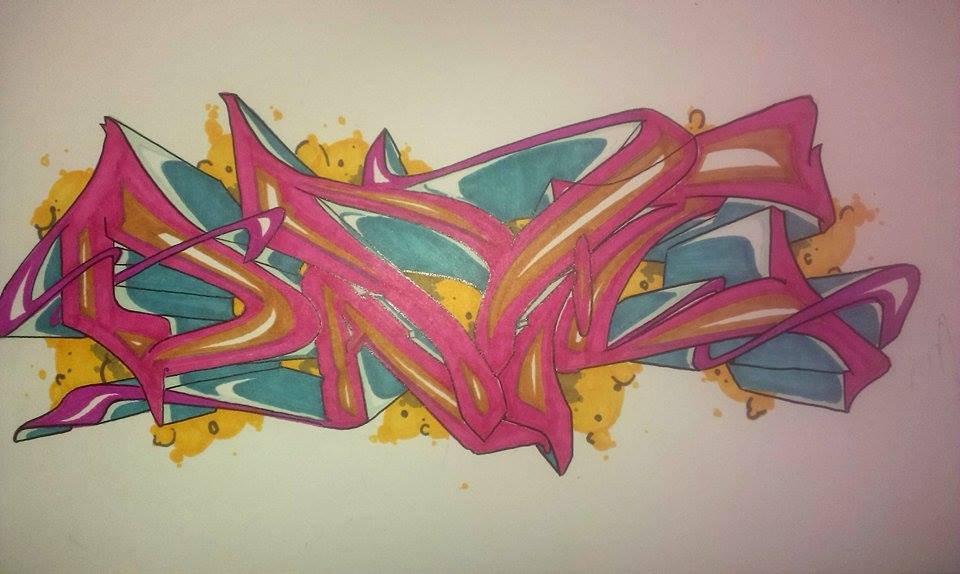 Graffiti Sketch - Photo by Addicted - FürFrau, Dani, Hamburg
