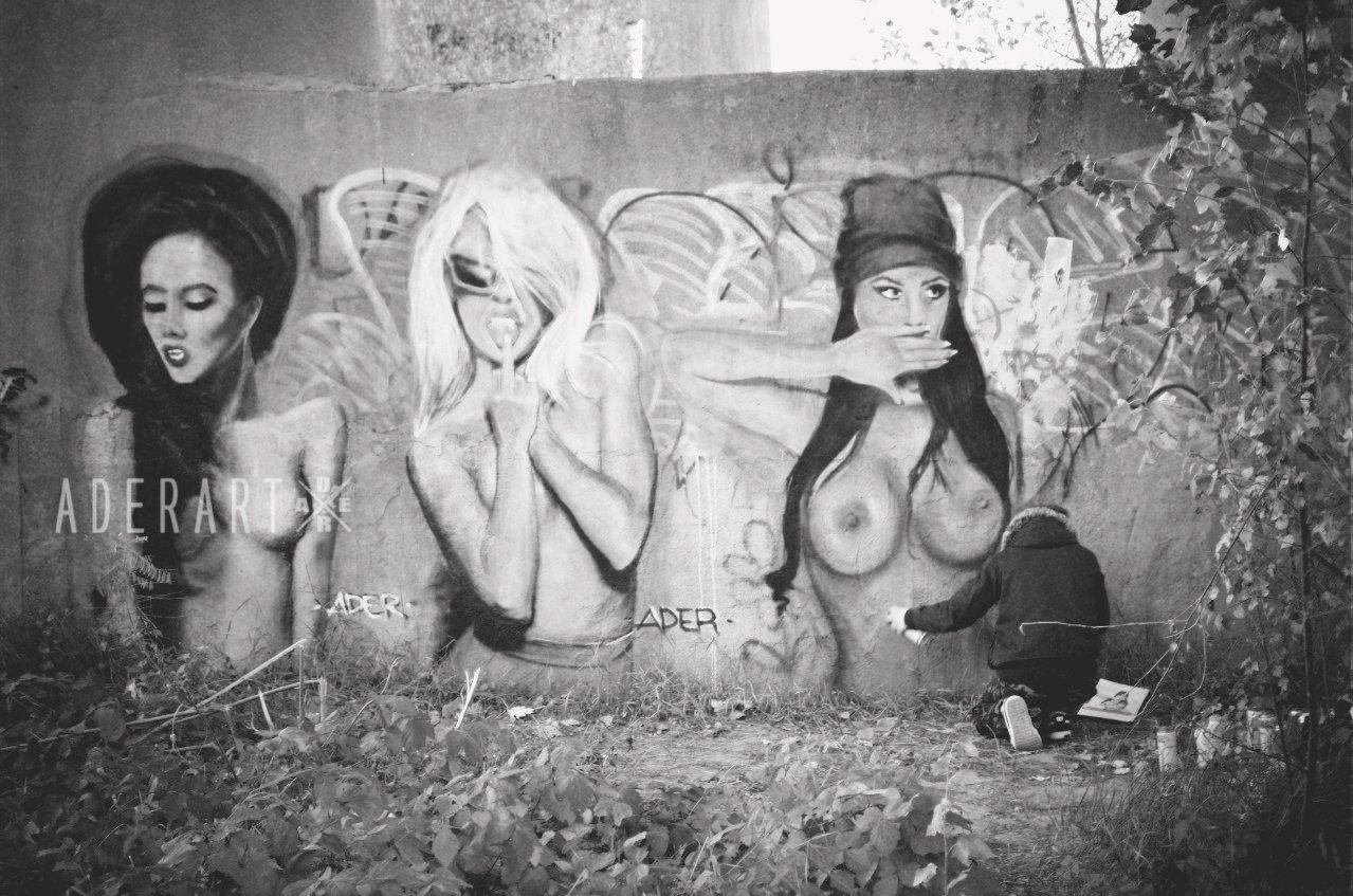 Graffiti Wall - Photo by Ader