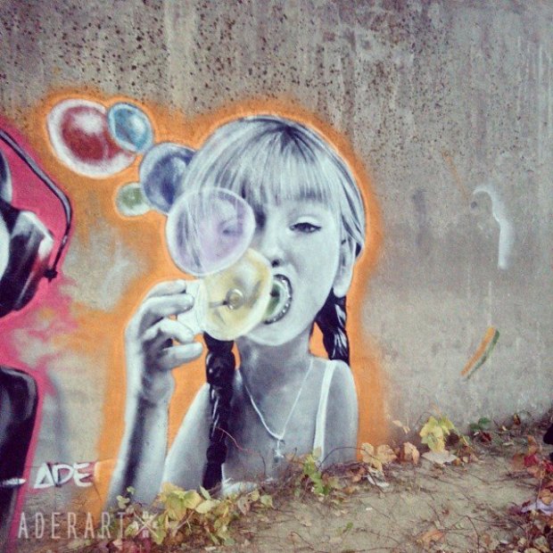Graffiti Wall - Photo by Ader