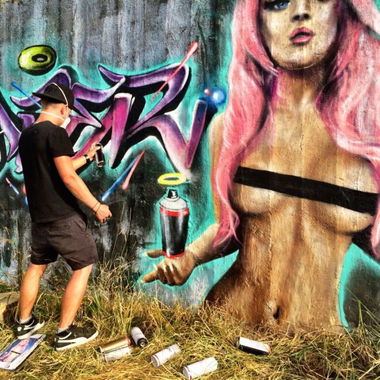 Graffiti Wall - Photo by Ader