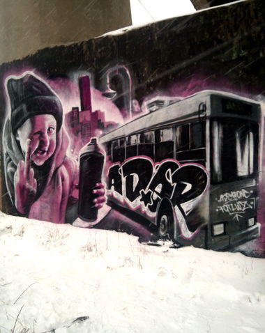 Graffiti Wall - Photo by Ader