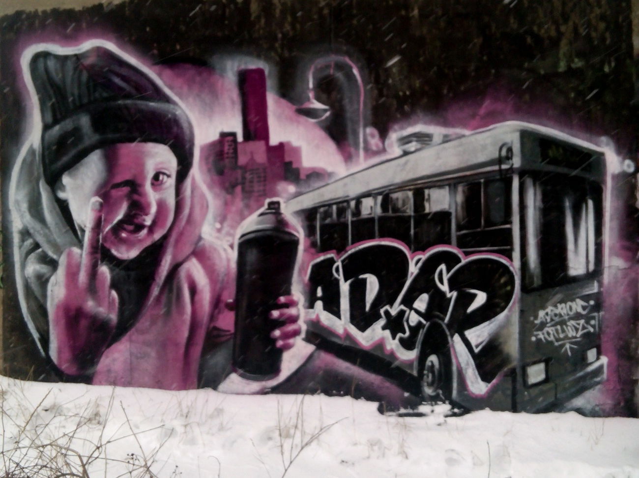 Graffiti Wall - Photo by Ader