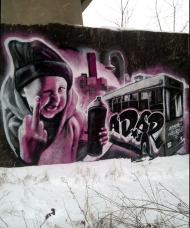 Graffiti Wall - Photo by Ader