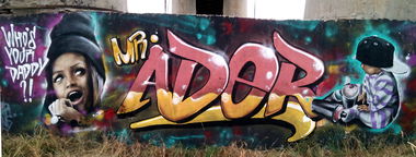 Graffiti Wall - Photo by Ader