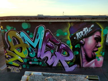 Graffiti Bombing in Украина - Photo by Ader (2018)