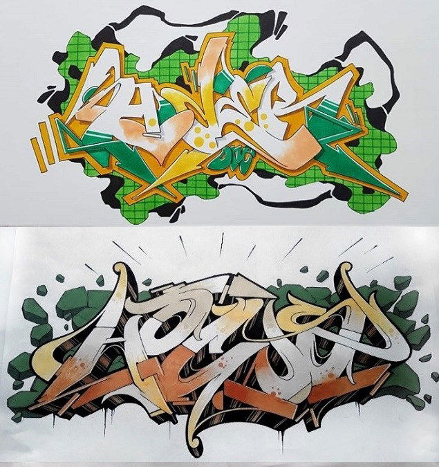 Graffiti Sketch - Photo by Aderone