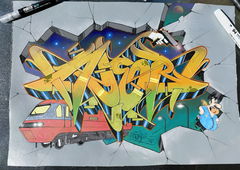 Graffiti Sketch - Photo by Aderone