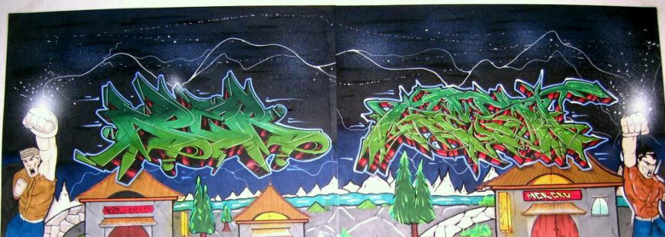 Graffiti Sketch - Photo by Aderone - Ader, Zest (2012)