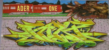 Graffiti Sketch - Photo by Aderone - Ader, one (2013)