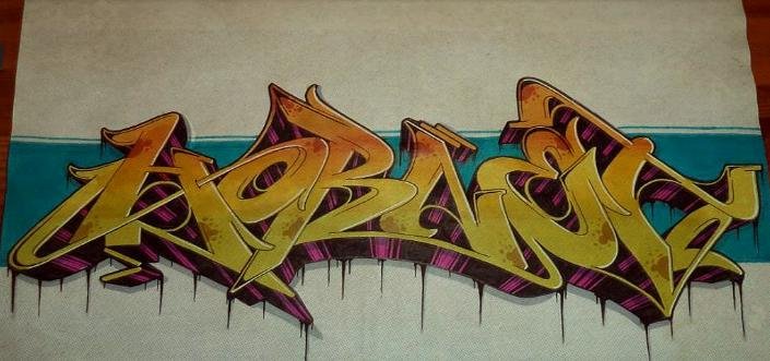 Graffiti Sketch - Photo by Aderone - Ader, one (2013)