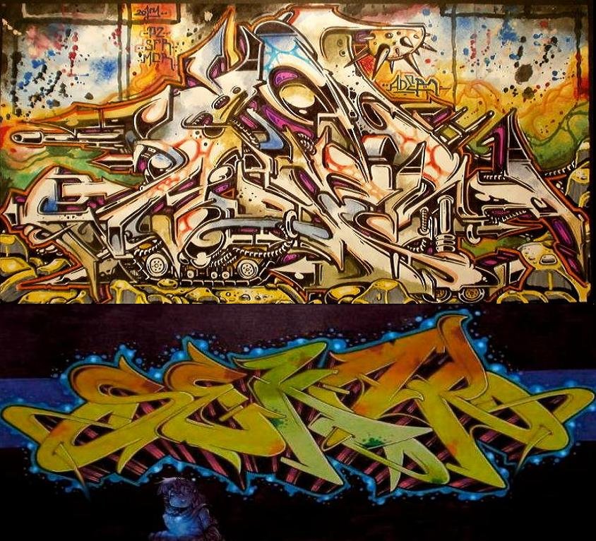 Graffiti Sketch - Photo by Aderone - Ader, one (2013)