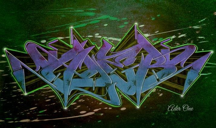 Graffiti Sketch - Photo by Aderone - Ader, one (2013)