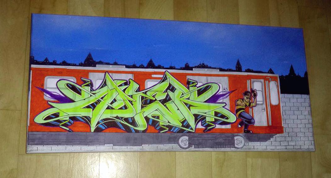 Graffiti Artwork - Photo by Aderone - Ader, one