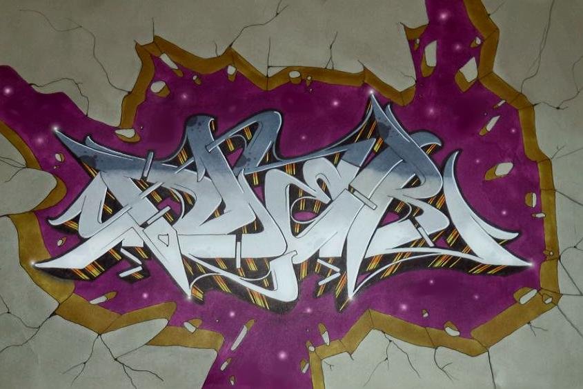 Graffiti Sketch - Photo by Aderone - Ader, one (2014)