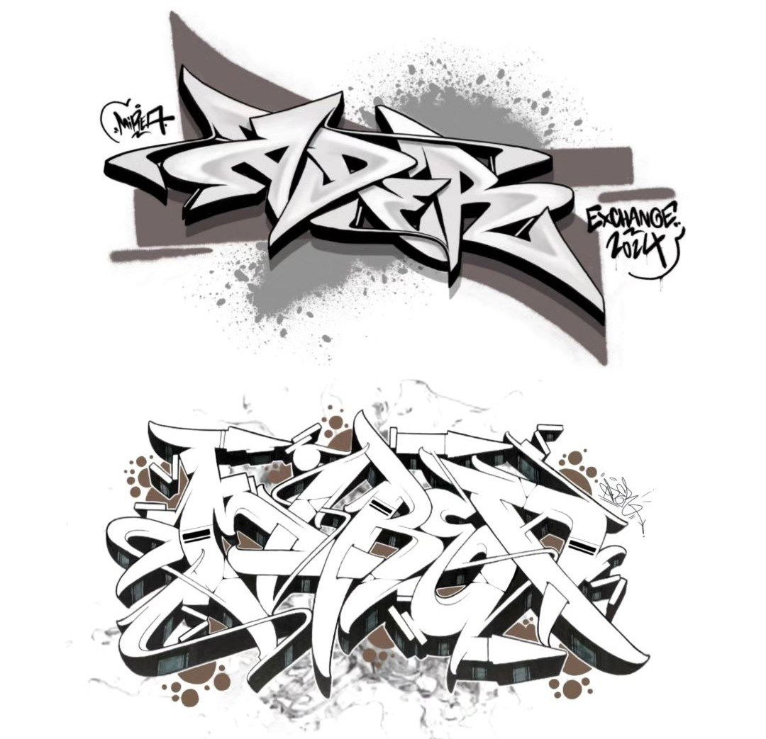 Graffiti Sketch - Photo by Aderone