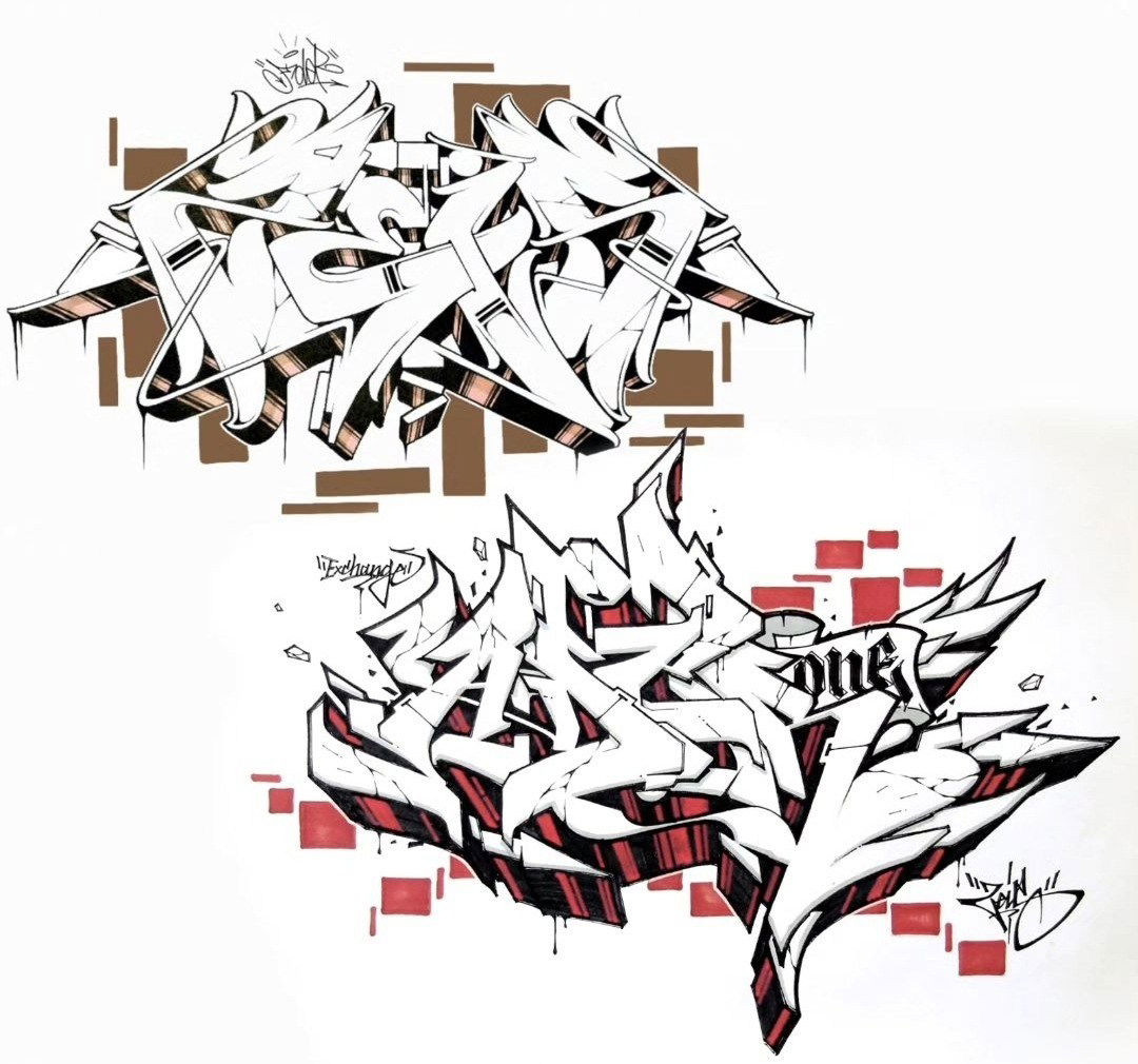 Graffiti Sketch - Photo by Aderone