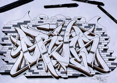 Graffiti Sketch - Photo by Aderone
