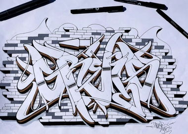 Graffiti Sketch - Photo by Aderone