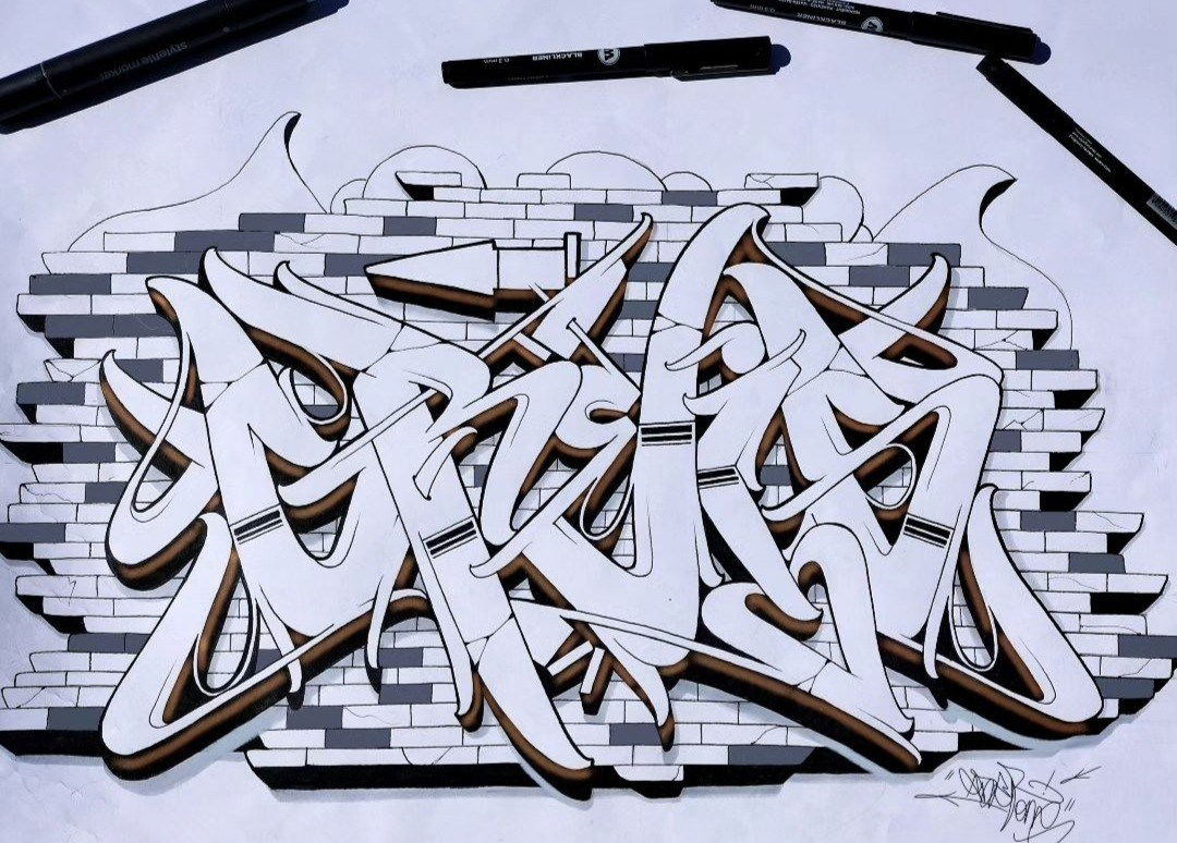 Graffiti Sketch - Photo by Aderone