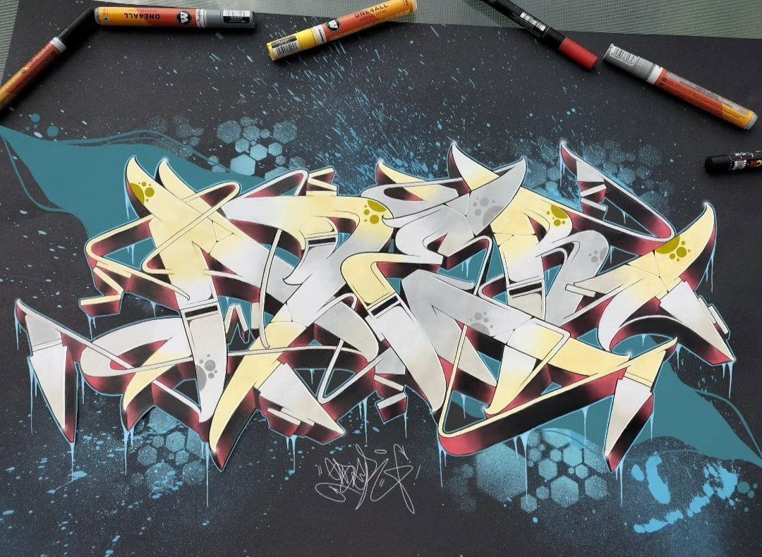 Graffiti Sketch - Photo by Aderone