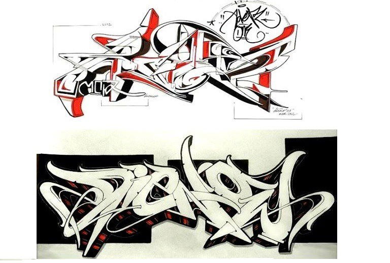 Graffiti Sketch - Photo by Aderone