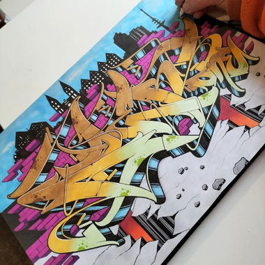 Graffiti Sketch - Photo by Aderone