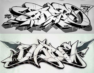 Graffiti Sketch - Photo by Aderone