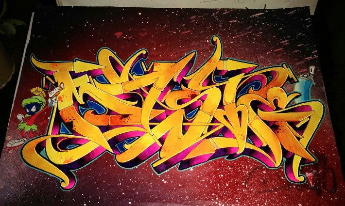 Graffiti Sketch - Photo by Aderone