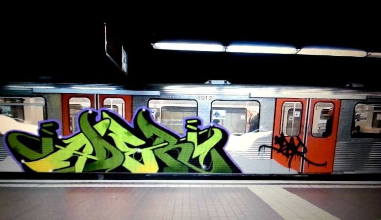 Graffiti Train - Photo by Aderone