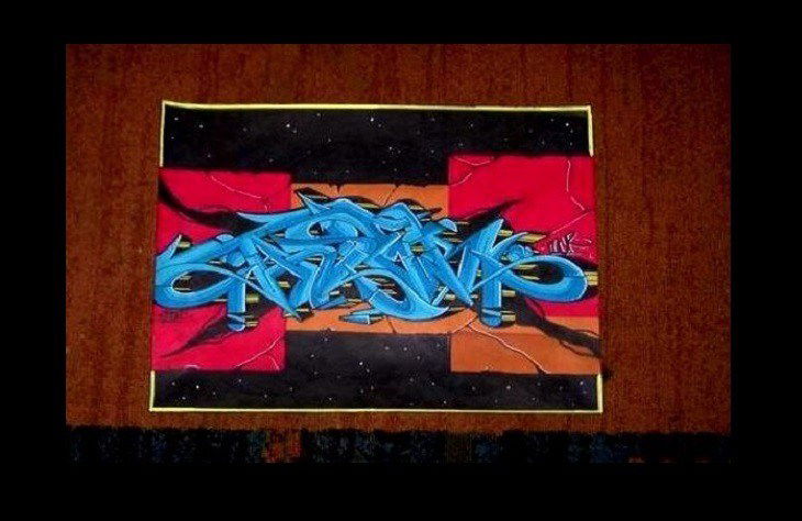 Graffiti Sketch - Photo by Aderone - ader, one