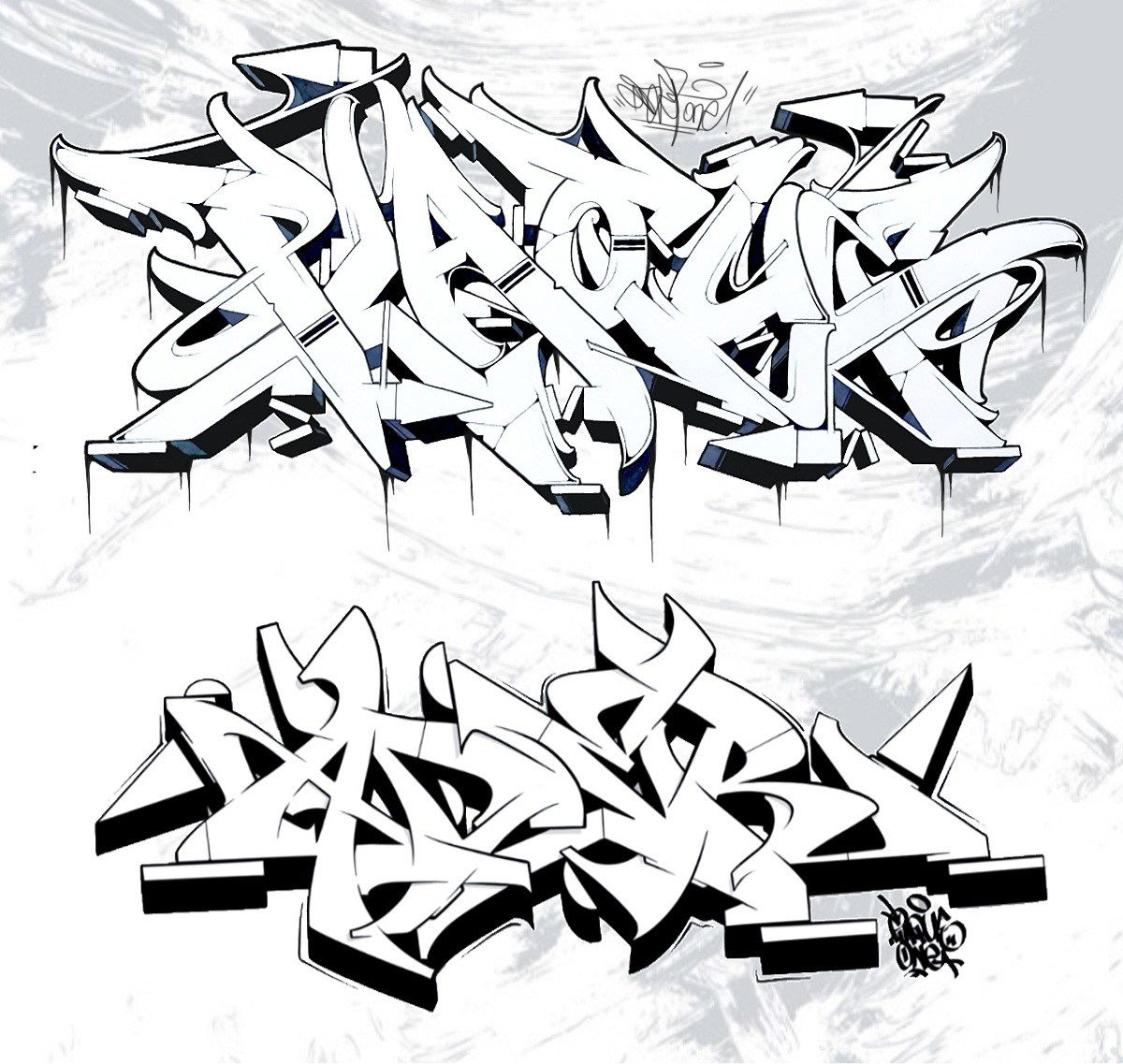 Graffiti Sketch - Photo by Aderone