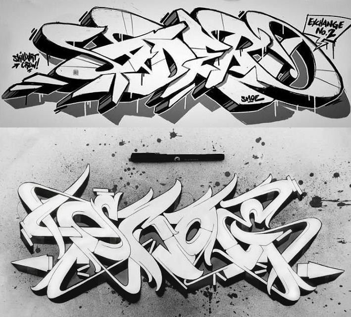 Graffiti Sketch - Photo by Aderone