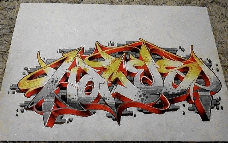 Graffiti Sketch - Photo by Aderone