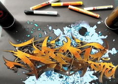 Graffiti Sketch - Photo by Aderone