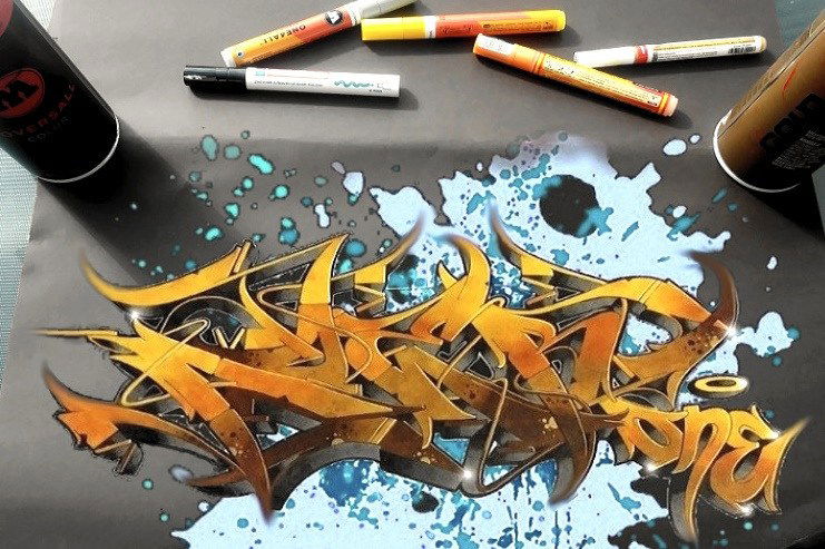 Graffiti Sketch - Photo by Aderone