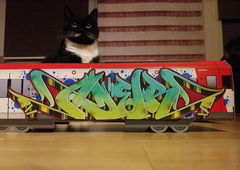 Graffiti Train - Photo by Aderone