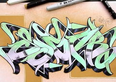 Graffiti Sketch - Photo by Aderone