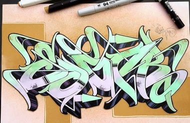 Graffiti Sketch - Photo by Aderone