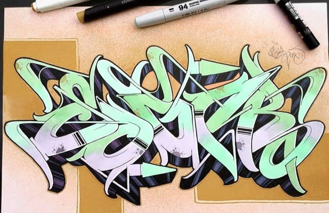 Graffiti Sketch - Photo by Aderone