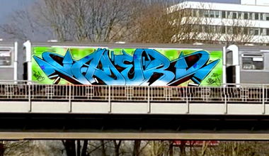 Graffiti Train - Photo by Aderone
