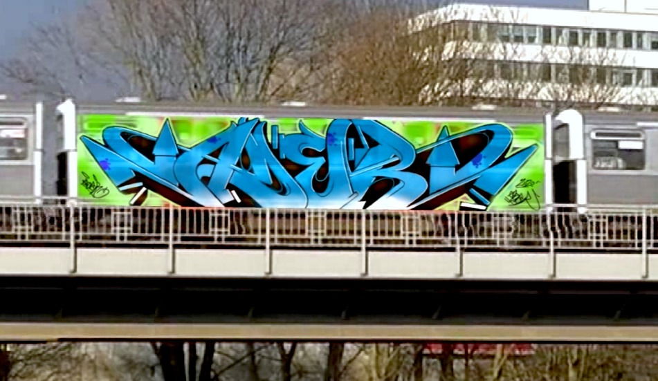 Graffiti Train - Photo by Aderone