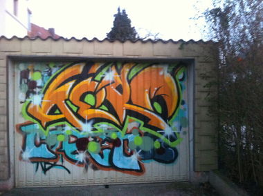 Graffiti Bombing - Photo by Aero