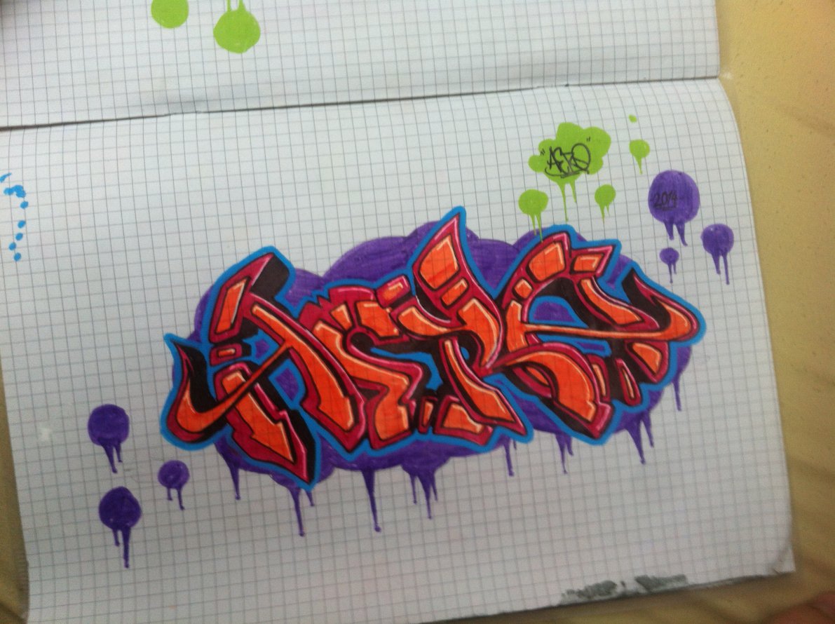 Graffiti Sketch - Photo by Aero (2013)
