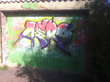 Graffiti Bombing - Photo by Aero