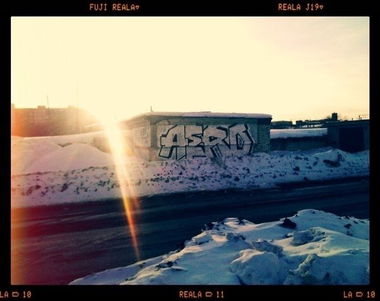 Graffiti Bombing - Photo by Aero_aero1