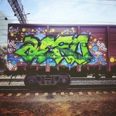 Graffiti Train - Photo by Aero_aero1