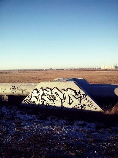 Graffiti Bombing - Photo by Aero_aero1
