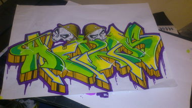 Graffiti Sketch - Photo by Aeros420 (2014)