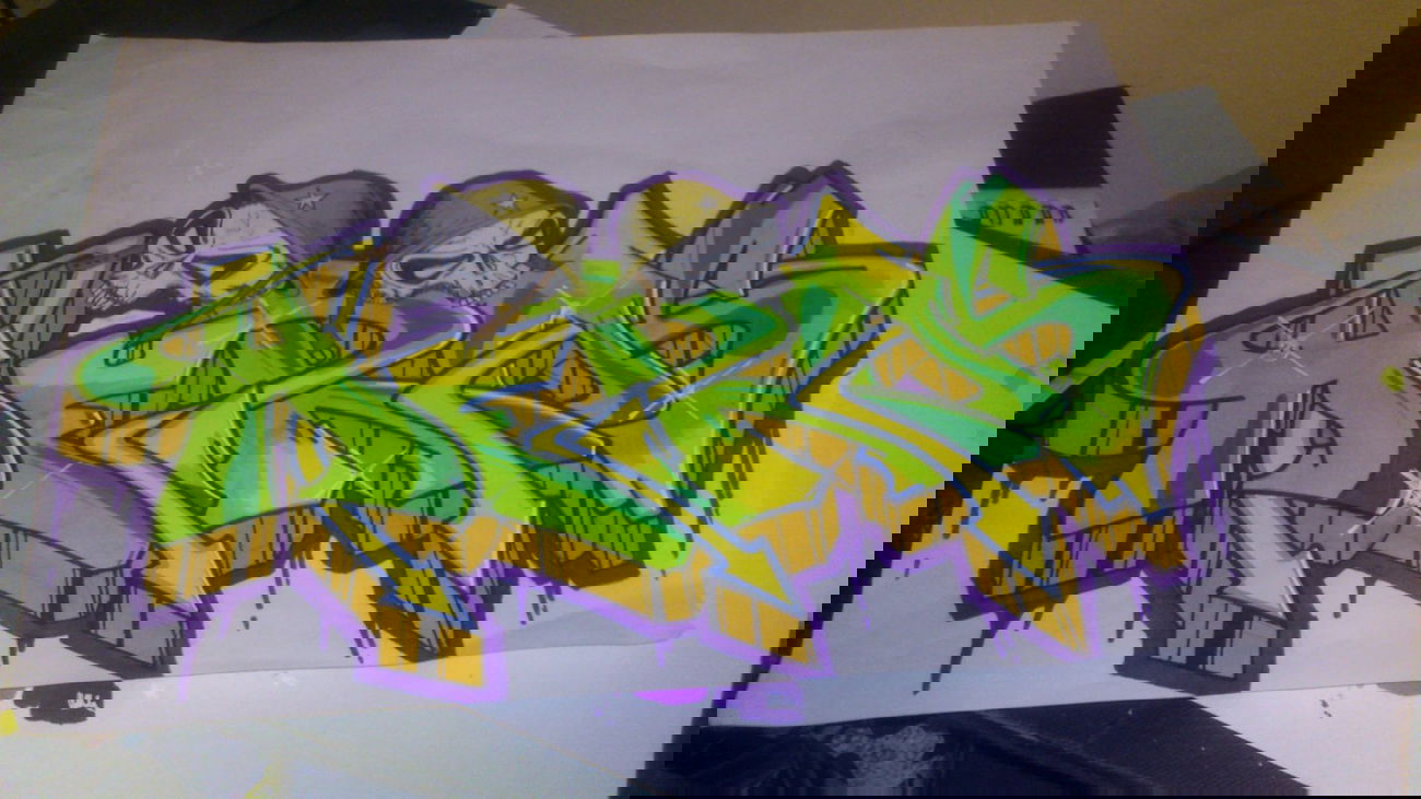 Graffiti Sketch - Photo by Aeros420 (2014)