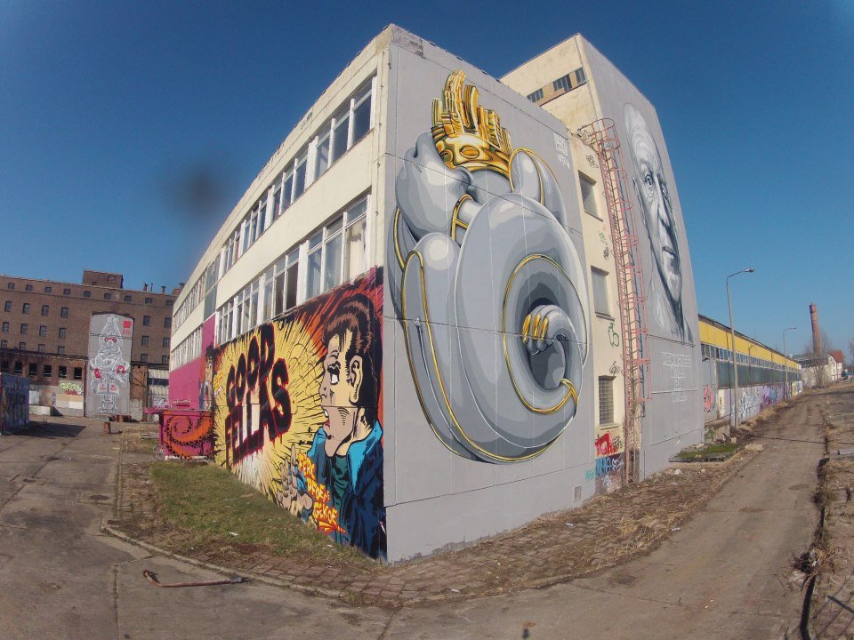 Graffiti Wall in Magdeburg - Photo by AerosolArena - GFS-Crew, Duisburg, Mark (2013)